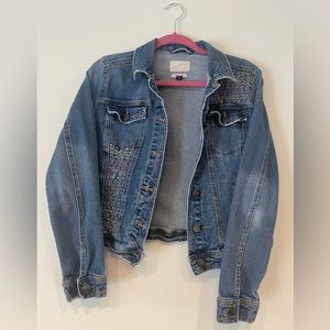 Hand Embroidered Jean Jacket
